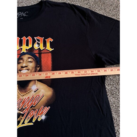 Tupac Mens Tupac Short Sleeve Crewneck T-Shirt 100% Cotton NWOT Size XXL - Picture 5 of 8